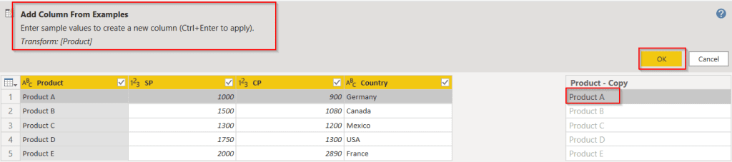 Power query add column from another query example