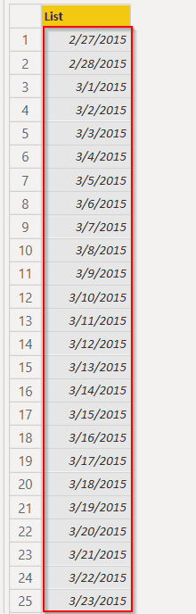 Power query add the column date range Power query add the column date range example