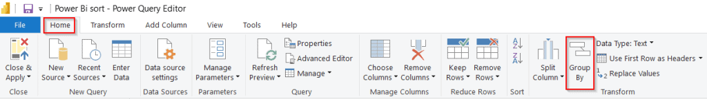 Power Query percentage of total by category