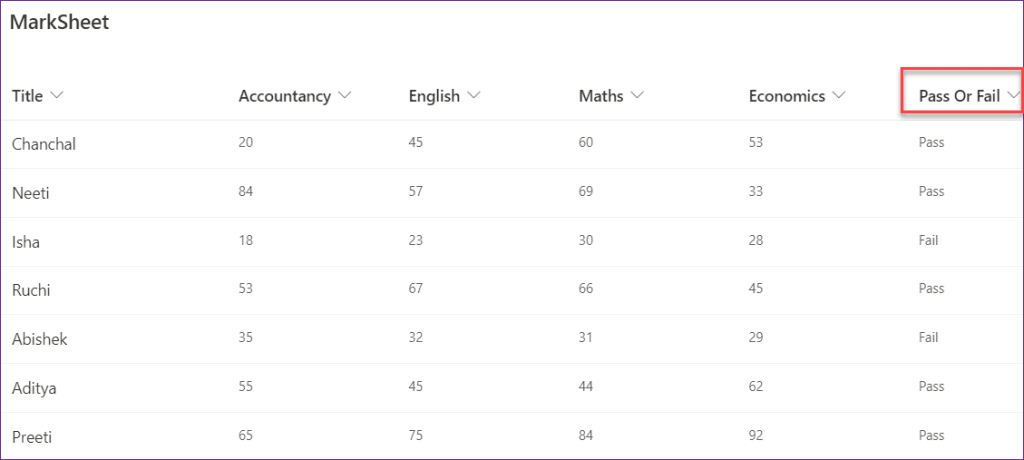 PowerApps chart count