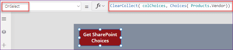 PowerApps collect SharePoint choice column