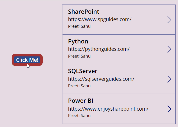 PowerApps collection SharePoint list column filter