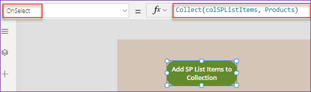 powerapps create a collection from sharepoint list