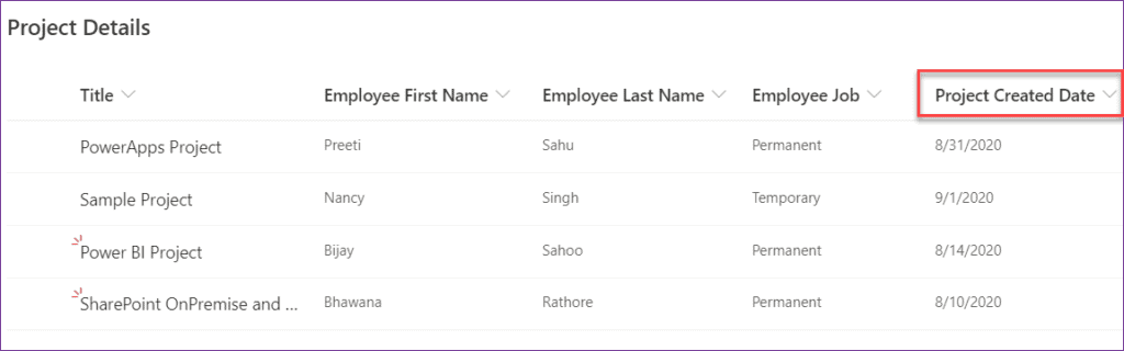 PowerApps create a Date filter