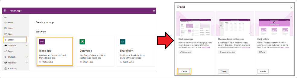 PowerApps dataverse choices