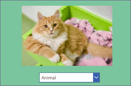 PowerApps dropdown with image