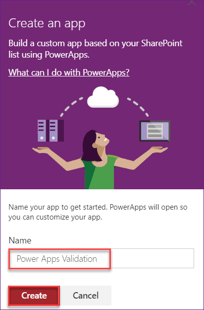 powerapps required field validation