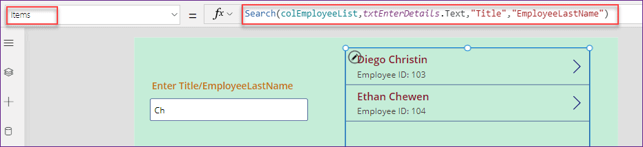 powerapps filter by multiple fields