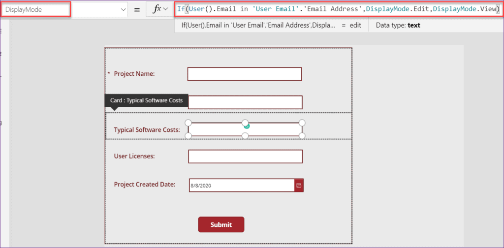 role based security in your powerapps app