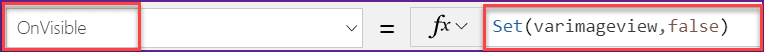 PowerApps hide image