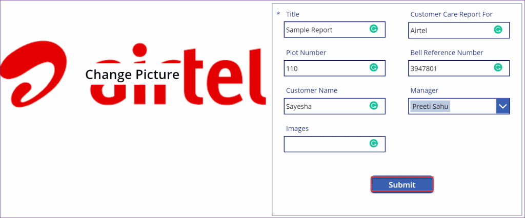 PowerApps image attachments