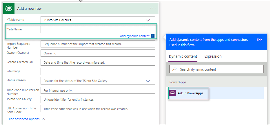 PowerApps image to Dataverse Table