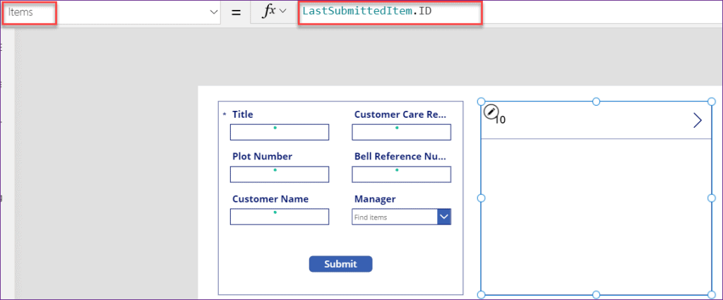 PowerApps lastsubmit is not working