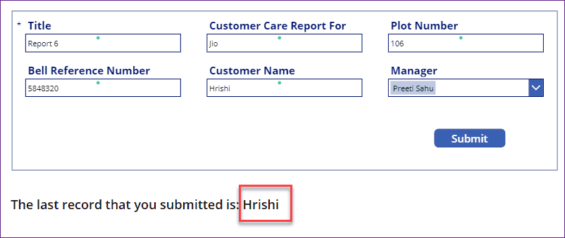 PowerApps LastSubmit