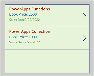 PowerApps search gallery by date