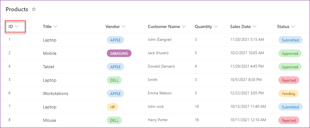 PowerApps search gallery by item id