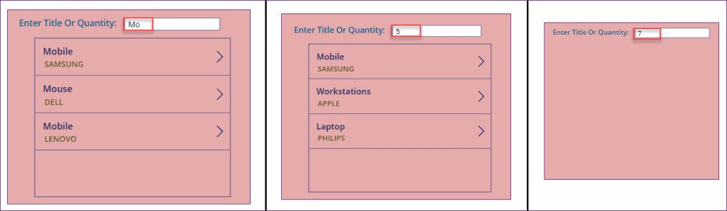 PowerApps Search Gallery visible if