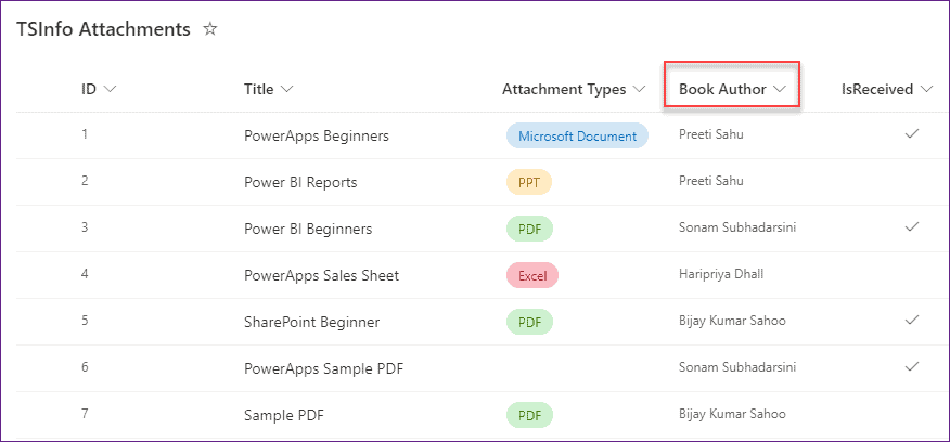 PowerApps search person field