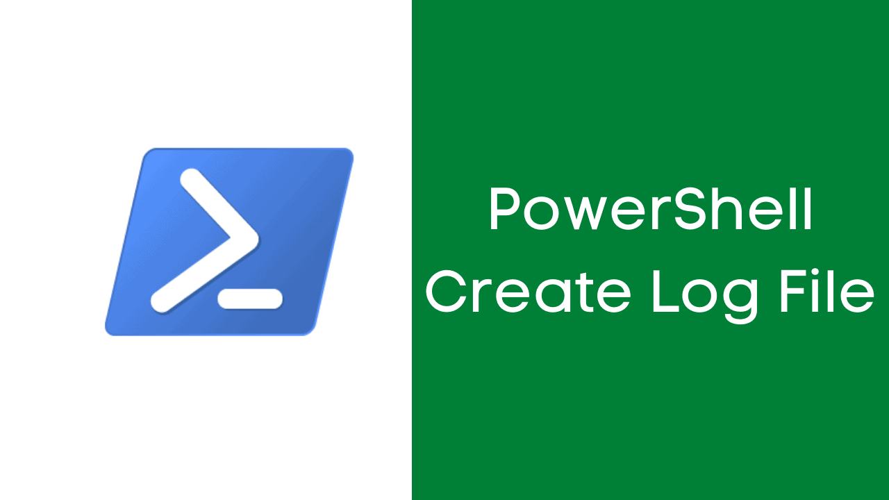 powershell create log file