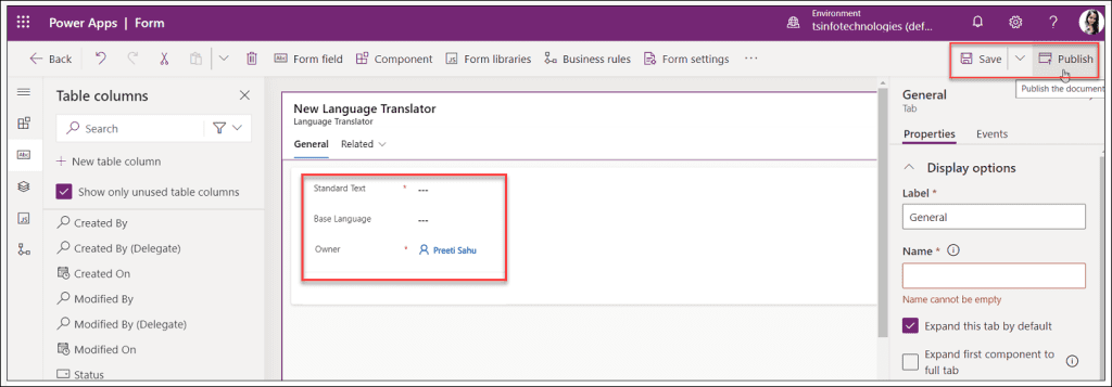 Recognize language in Dataverse using AI Builder