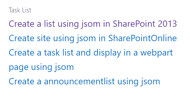 sharepoint javascript examples