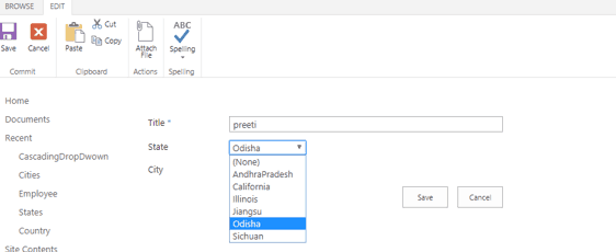 sharepoint dropdown web part