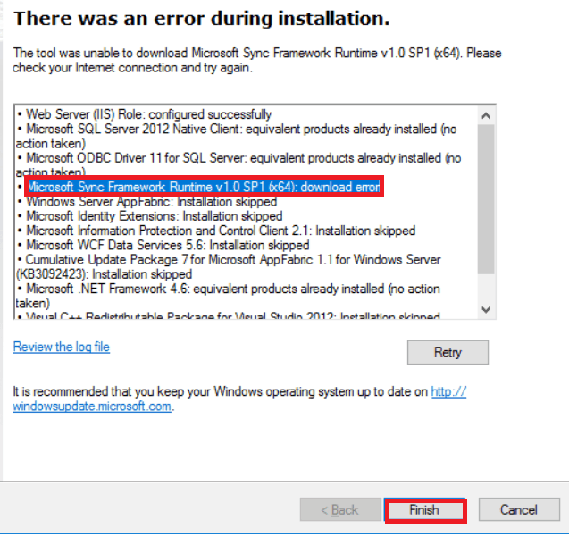 microsoft sync framework runtime v1.0 sp1 (x64)
