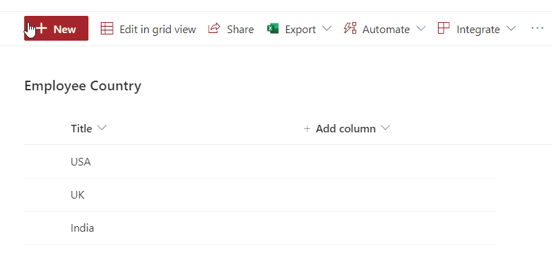 sharepoint list cascading dropdown without powerapps