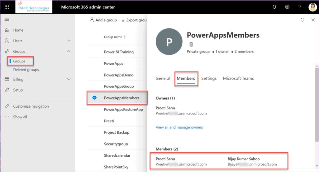 sharepoint group permission to powerapps fields