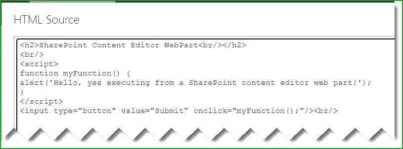 sharepoint html editor