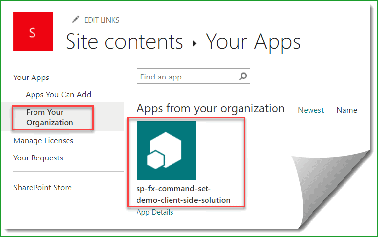 SharePoint online app catalog