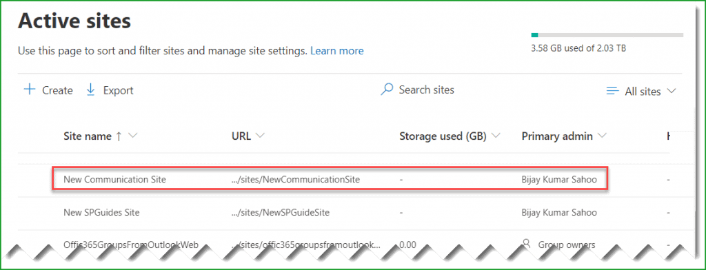 sharepoint online csom create communication site