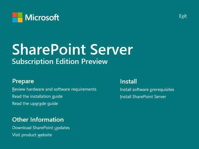 SharePoint Server Subscription Edition