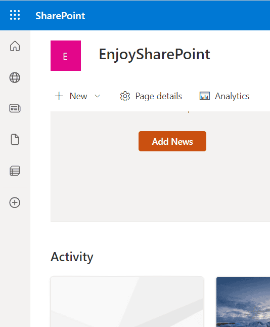 sharepoint site remove left navigation