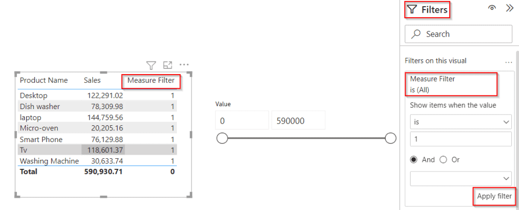 Sort the slicer by measure in Power BI