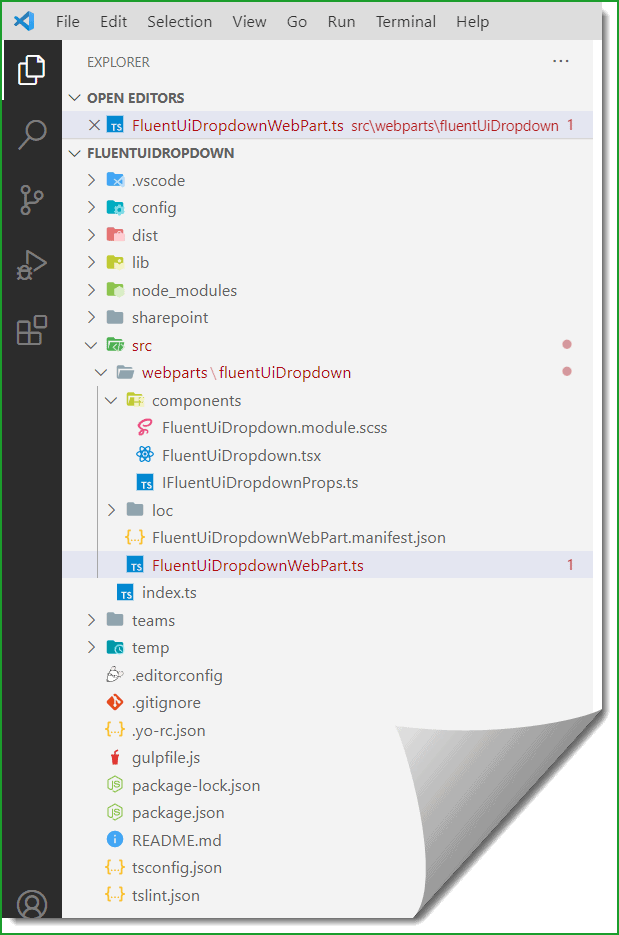 SPFx dropdown SPFx dropdown example