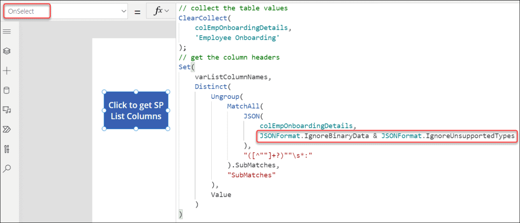 The json function cannot serialize tables attachments