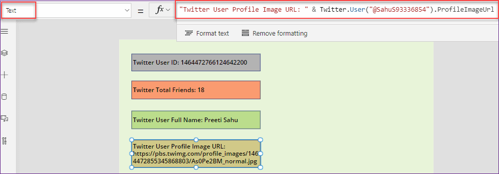 Twitter in PowerApps Twitter in PowerApps