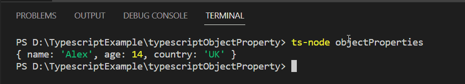 Typescript add property to object if exist