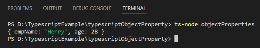 Typescript add property to object without interface