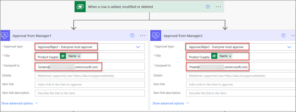 Update dataverse table power automate