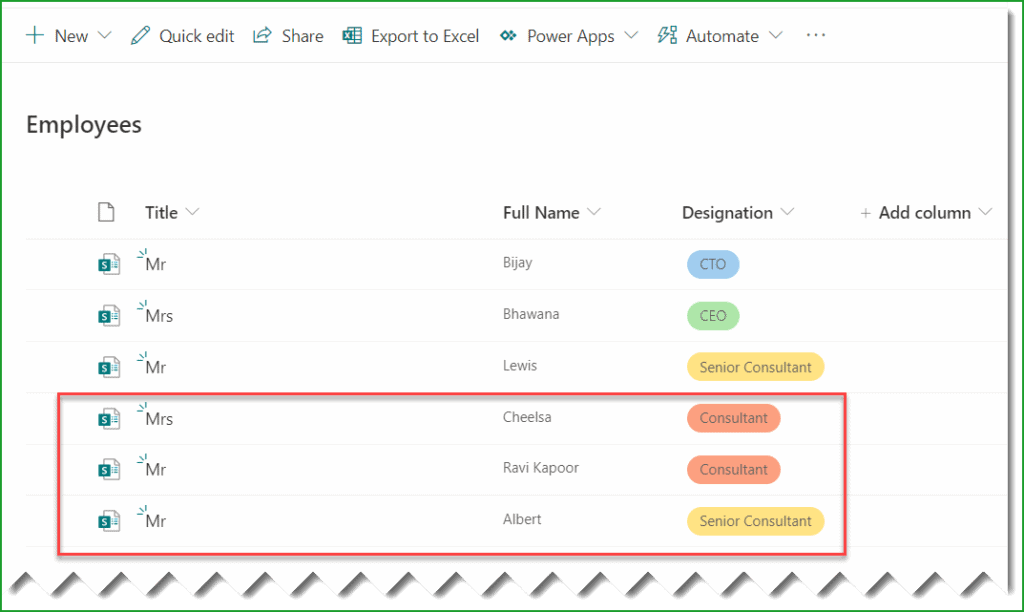 update excel spreadsheet from sharepoint list