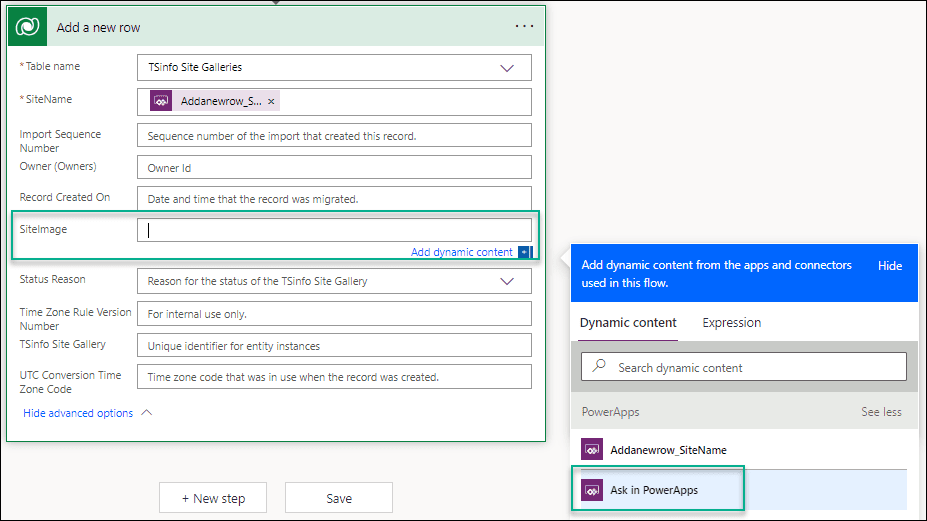 Upload PowerApps image to Dataverse Table