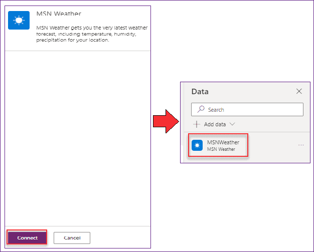 Weather in PowerApps