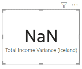 What is NaN in Power BI